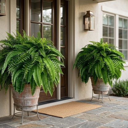 🌱 UV-Resistant Lifelike Artificial Boston Fern