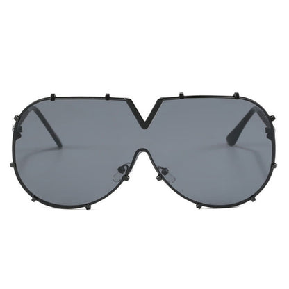 'V' Design Hipster Aviator Sunglasses