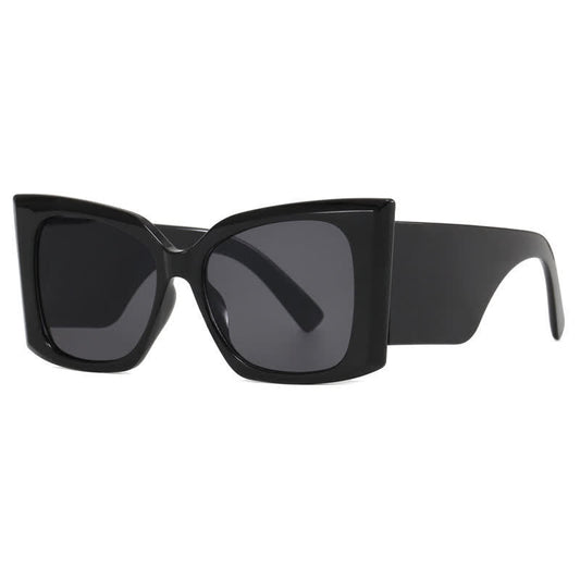 Fashion Square Frame Oversized Thick Sunglasses