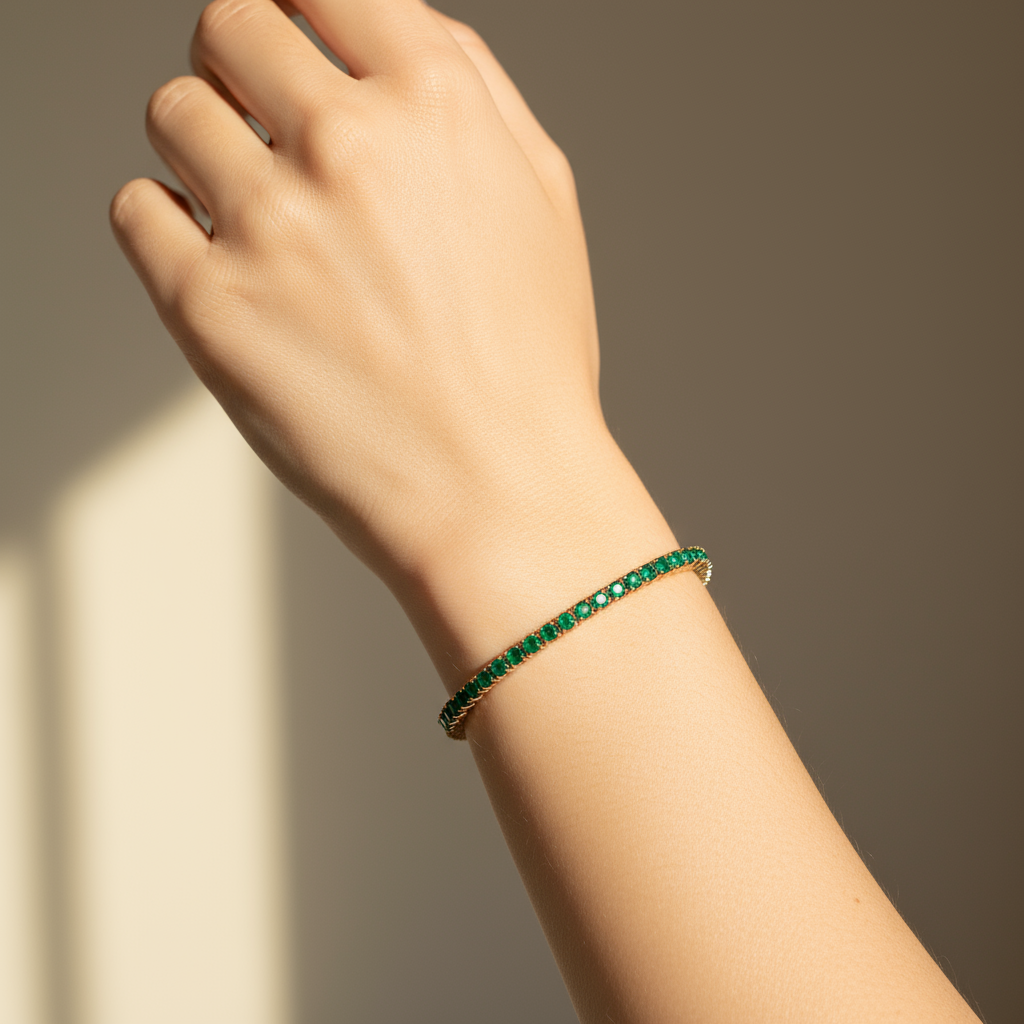 Round Tennis Emerald