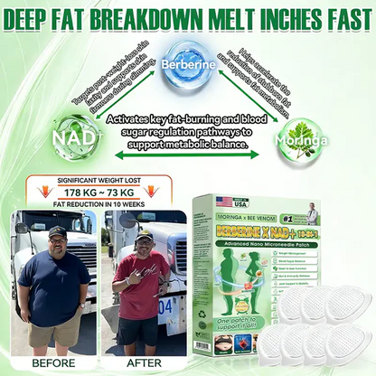 🧑‍⚕️🩺 Moringa · Berberine × NAD+ 𝟏𝟎-𝐢𝐧-𝟏 𝐀𝐝𝐯𝐚𝐧𝐜𝐞𝐝 𝐍𝐚𝐧𝐨 𝐌𝐢𝐜𝐫𝐨𝐧𝐞𝐞𝐝𝐥𝐞 𝐏𝐚𝐭𝐜𝐡 — 𝐎𝐧𝐜𝐞 𝐃𝐚𝐢𝐥𝐲, 𝐕𝐢𝐬𝐢𝐛𝐥𝐞 𝐑𝐞𝐬𝐮𝐥𝐭𝐬 𝐢𝐧 𝟕 𝐃𝐚𝐲𝐬