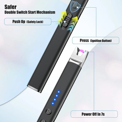🔥Hot Sale 2 Pack Electric  Lighter, Rechargeable USB