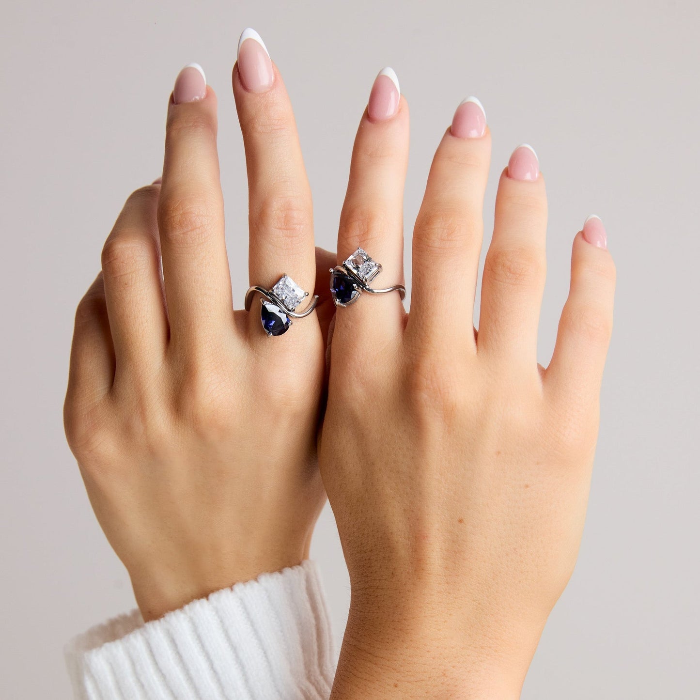 Mother & Daughter Infinity Ring – A Bond Forever Engraved in Stone