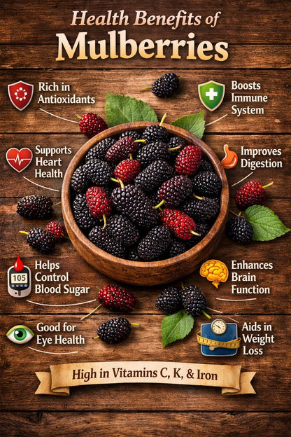 🍇 Black Mulberry Seeds ✨ Fast Growing Easy Care, High Yield Edible Fruit Tree