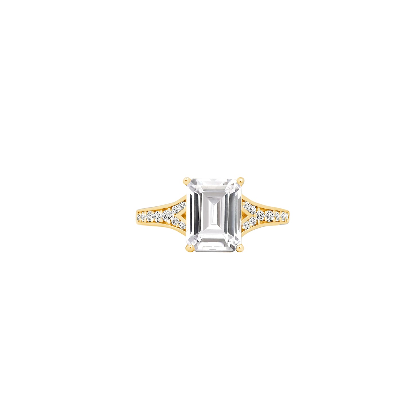 Rectangular Step Cut Solitaire Ring – Old-World Glamour for Your Forever Love