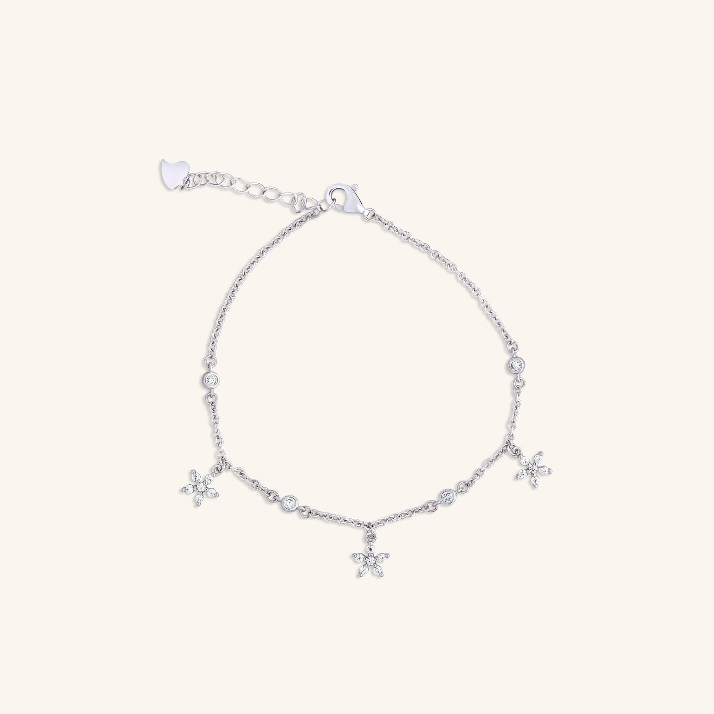 Flower Drop Bracelet