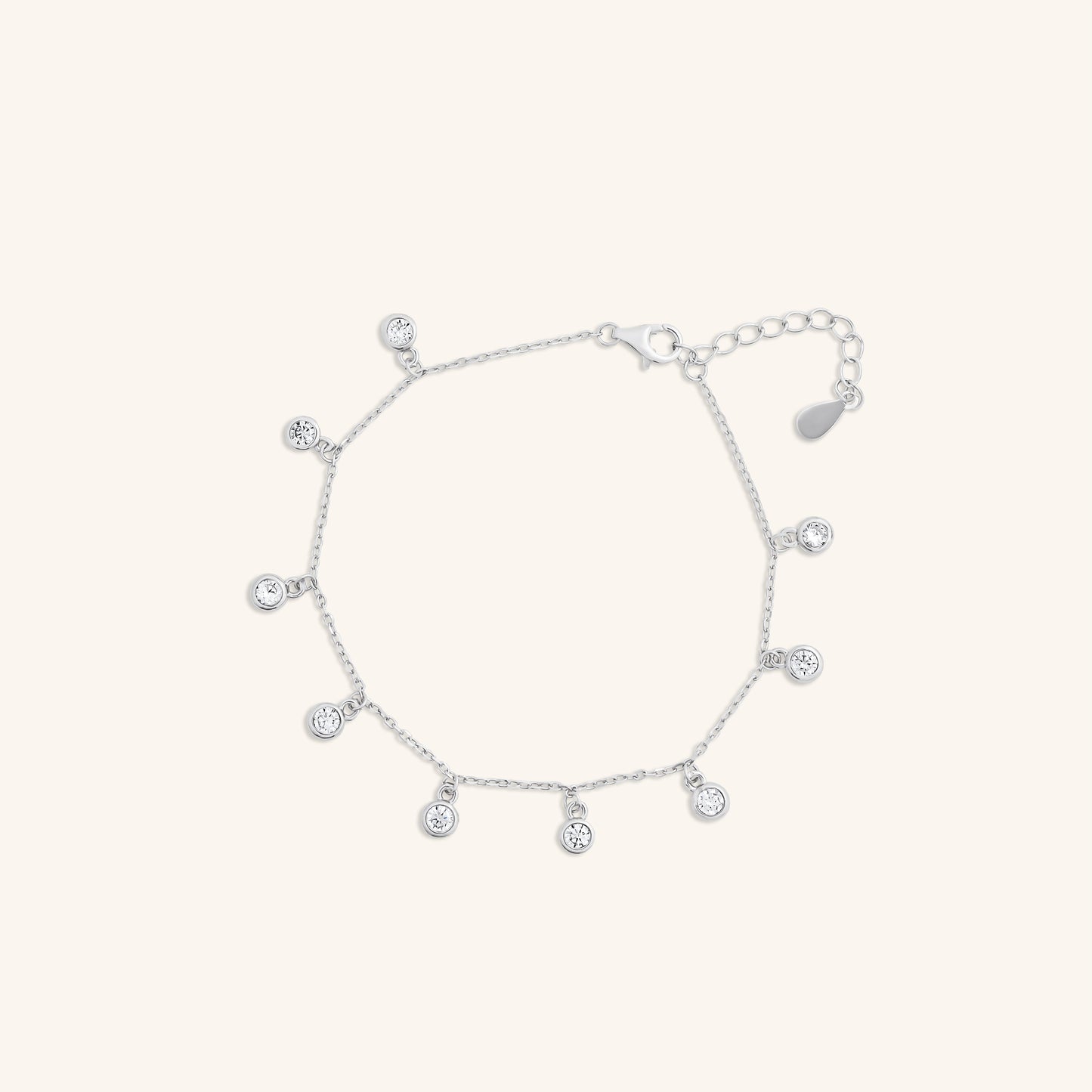 Classic Round Drop Bracelet