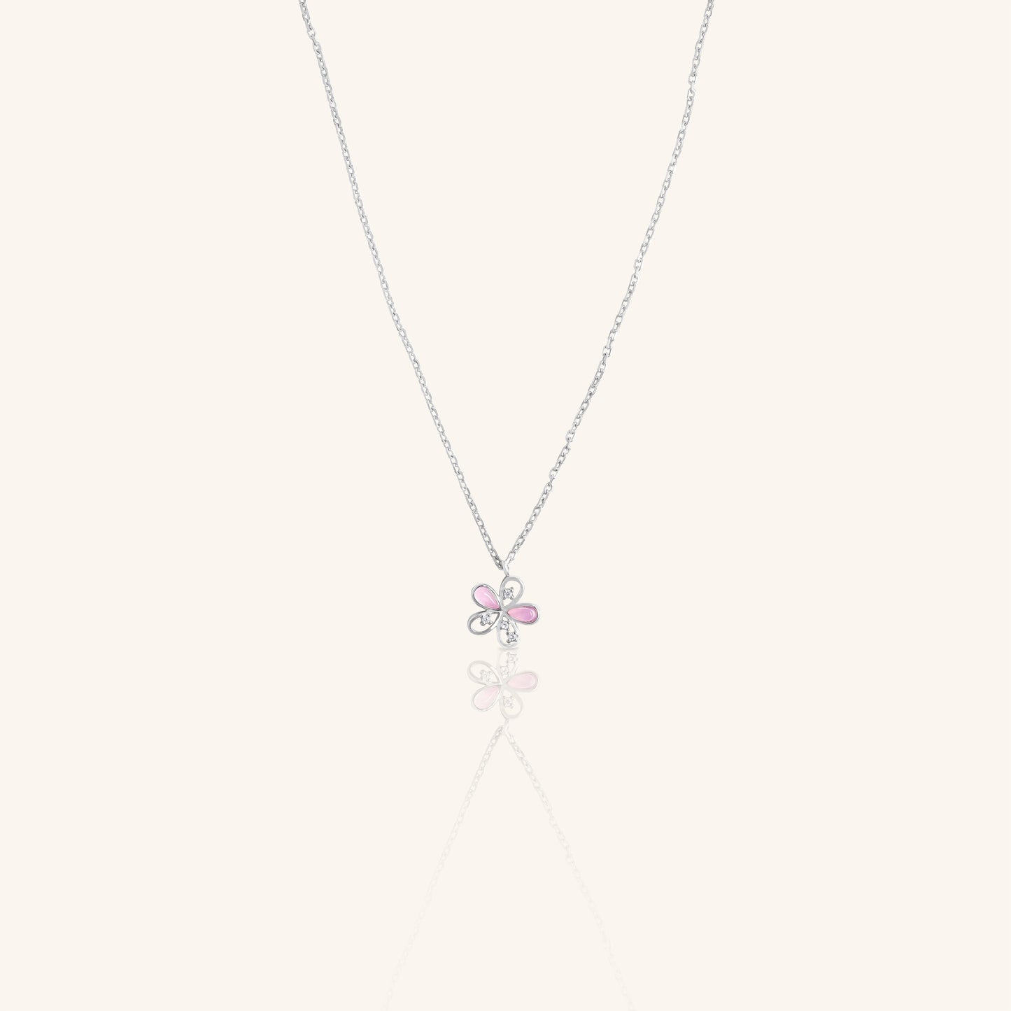Single Flower Chain Pendant