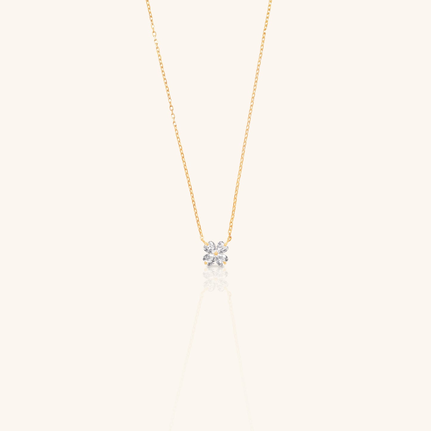 One Flower Chain Pendant