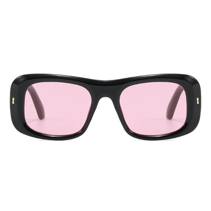 Arrow Decor Square Frame Thick Sunglasses