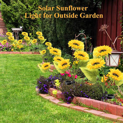 🔥LAST DAY 49% OFF-🌞Solar LED Sunflower Garden Lights-29.6inch/74cm