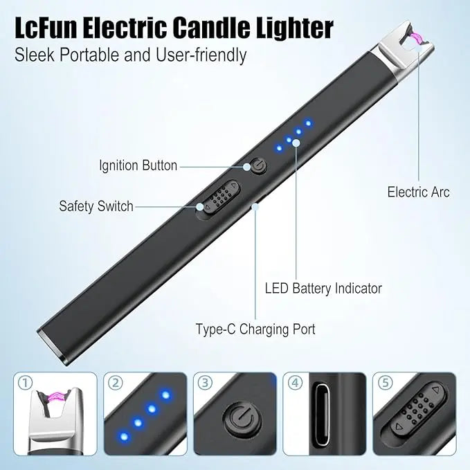 🔥Hot Sale 2 Pack Electric  Lighter, Rechargeable USB